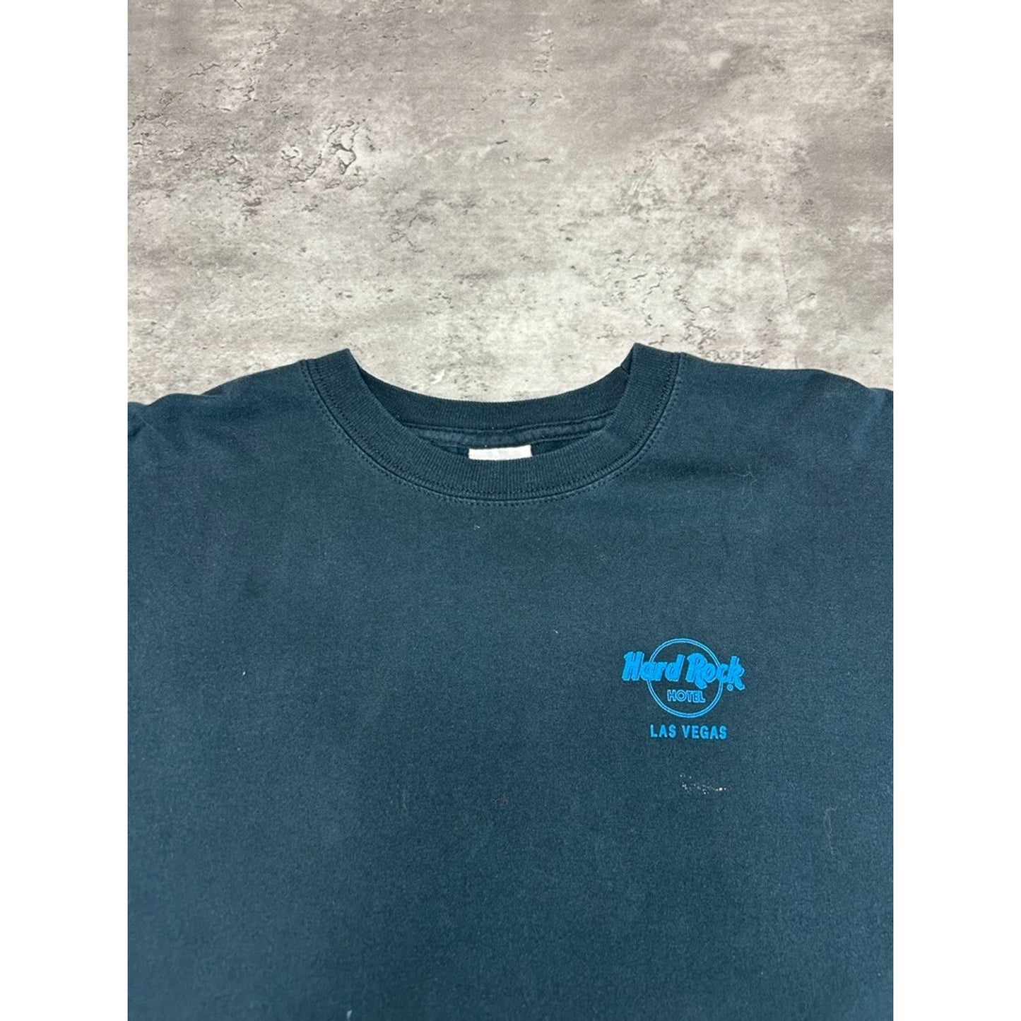 Vintage 90s Hard Rock Cafe Las Vegas Flame Print Long Sleeve T-Shirt Size XL