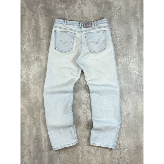 Vintage 90s Levis Silver Medal Light Wash Denim Pants Size 35 Blue