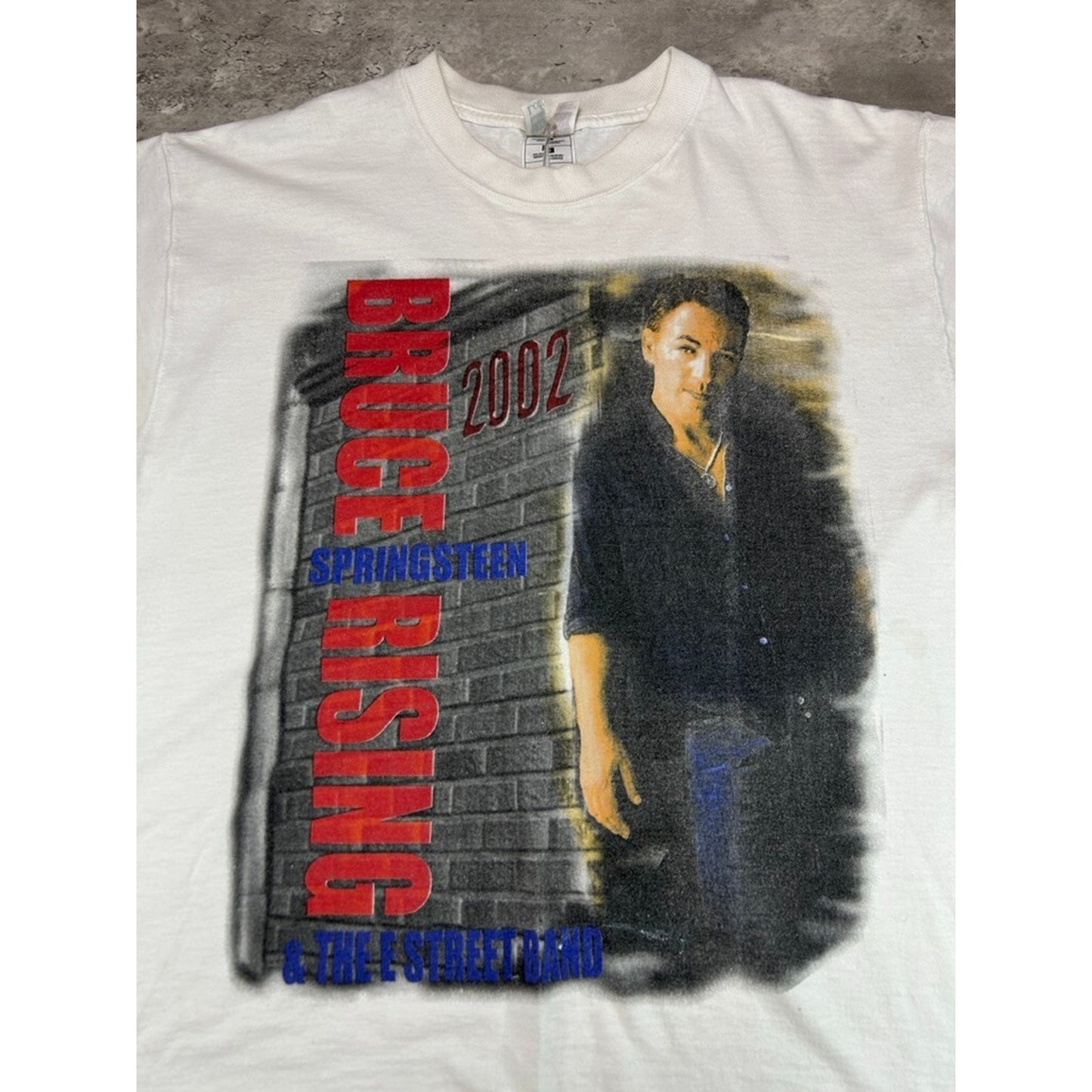 Vintage 2002 Bruce Springsteen Summer Tour Soul Music Band T-Shirt Size Large