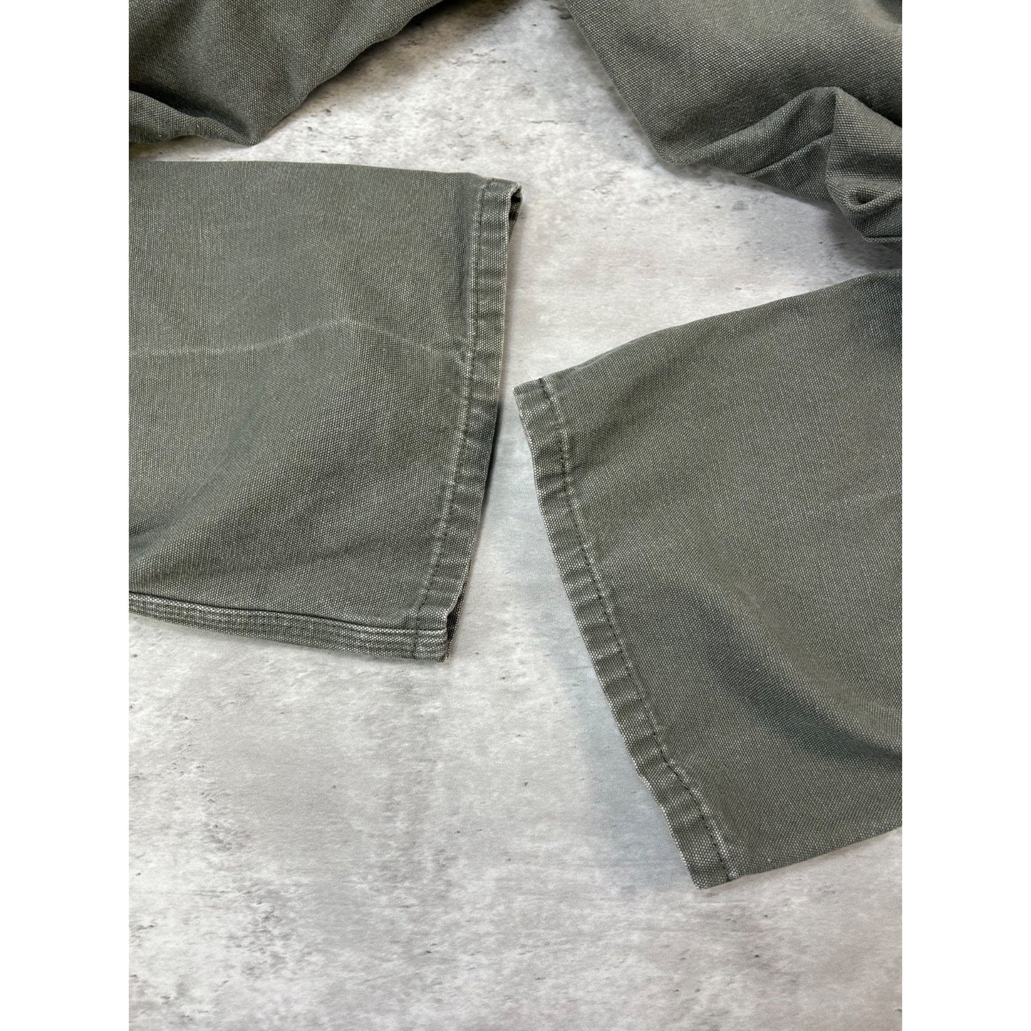 Dickies Canvas Workwear Carpenter Pants Size 37 Green