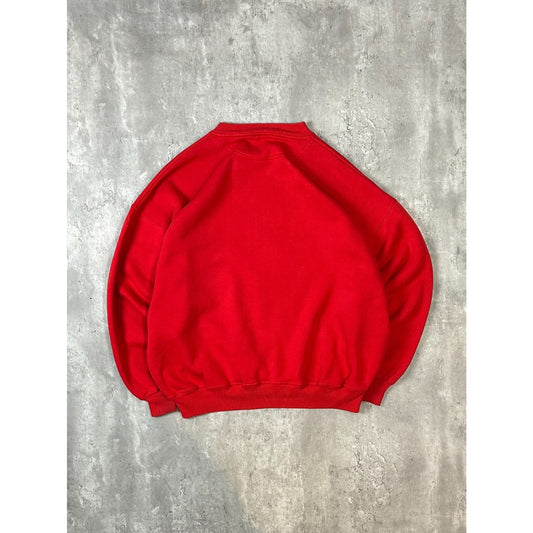 Vintage 90s Kansas City Chiefs NFL Embroidered Logo Football Sweatshirt Size XL