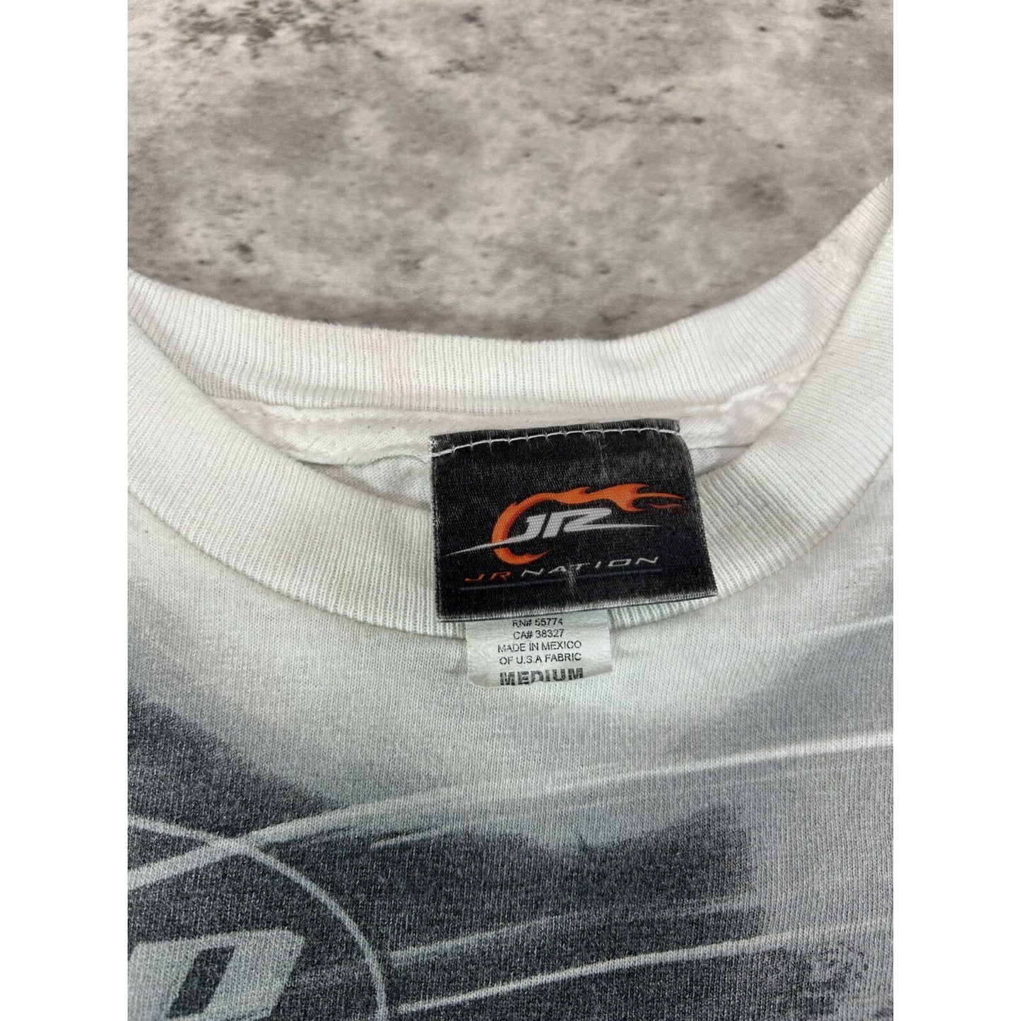 VTG Dale Earnhardt Jr Amp Racing Nascar All Over Print T-Shirt Sz YOUTH Medium