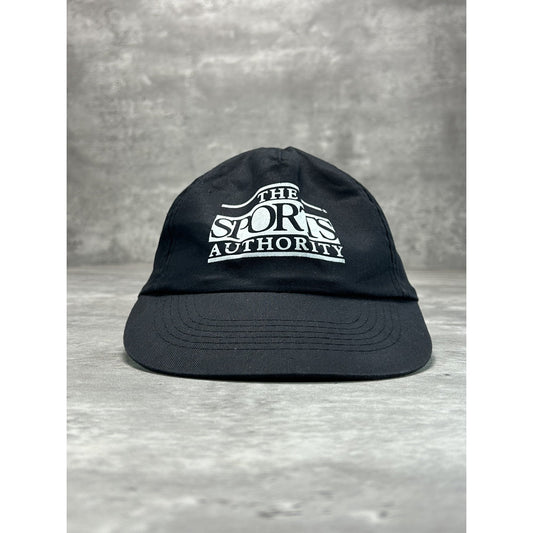 Vintage 90s The Sports Authority Graphic Spellout Snapback Hat OSFA
