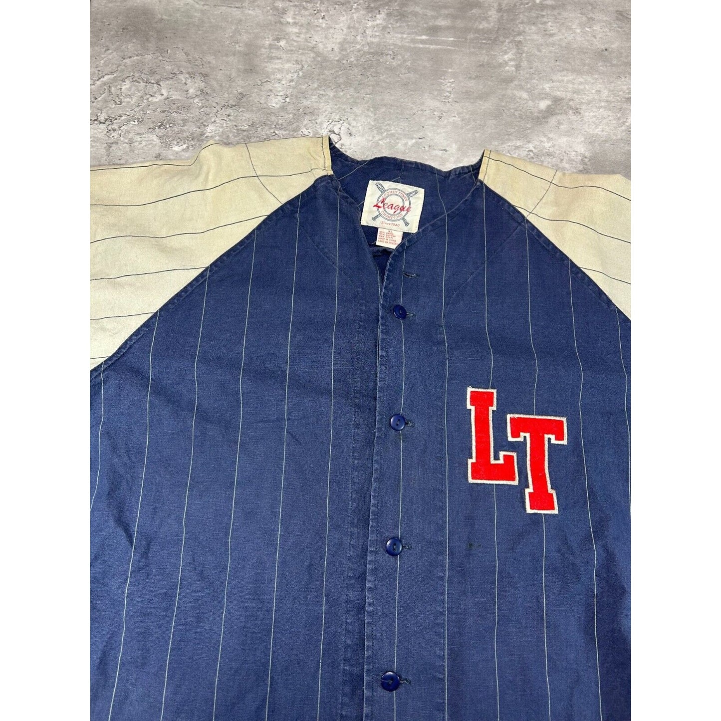 Vintage 90s Looney Tunes Embroidered Burbank Sluggers Baseball Jersey Size XL