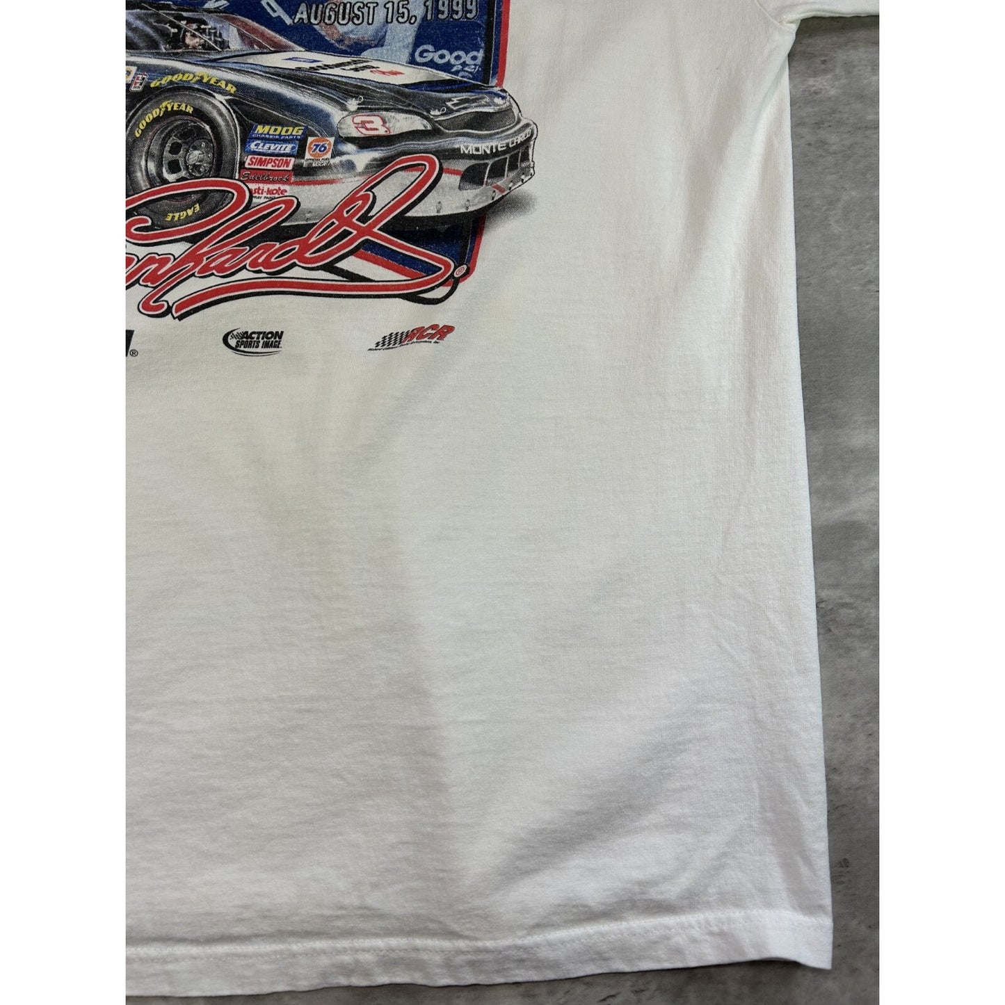 Vintage 1999 Dale Earnhardt #3 Nascar 600 Consecutive Starts T-Shirt Size Large