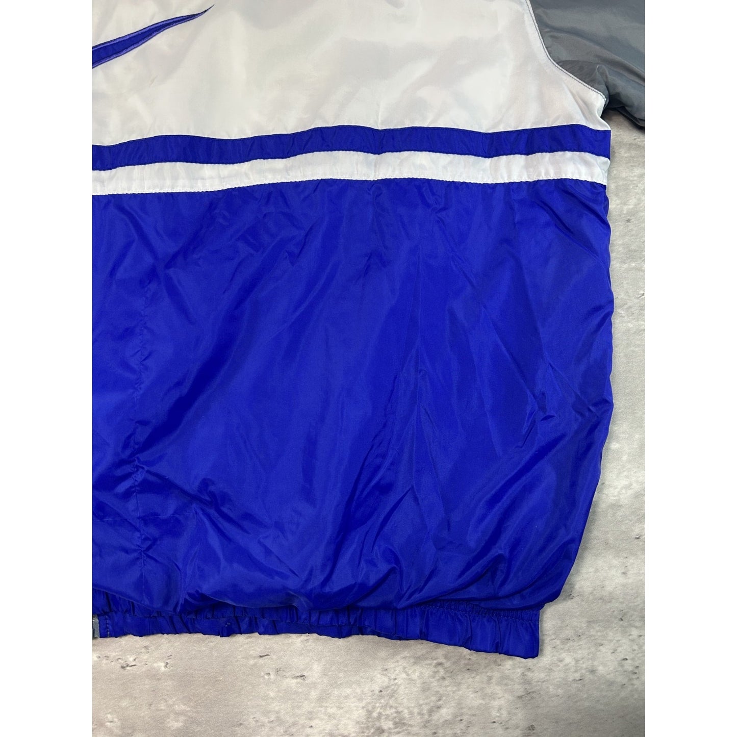 Vintage 90s Nike Embroidered Swoosh Full Zip Nylon Windbreaker Jacket Size 2XL