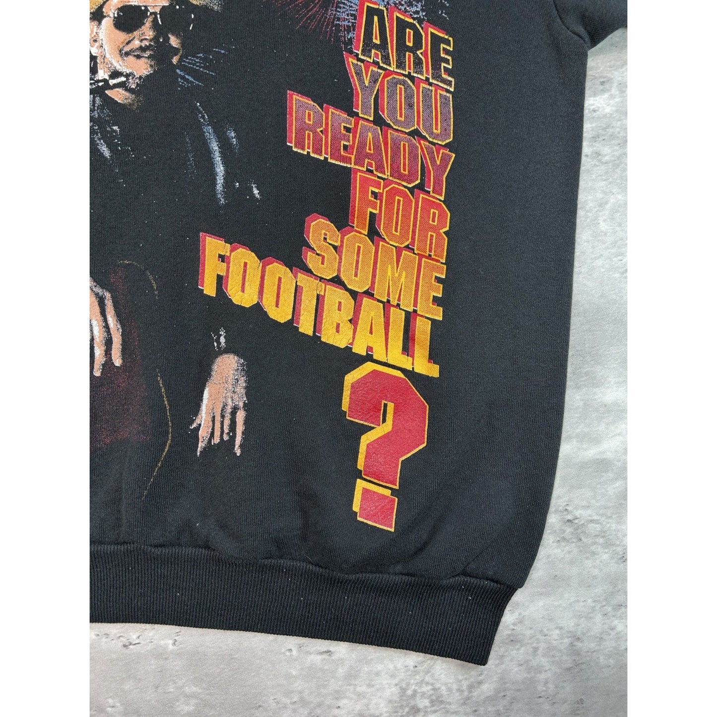 Vintage 90s Hank Williams Jr NFL Monday Night Football Sweatshirt Size Large