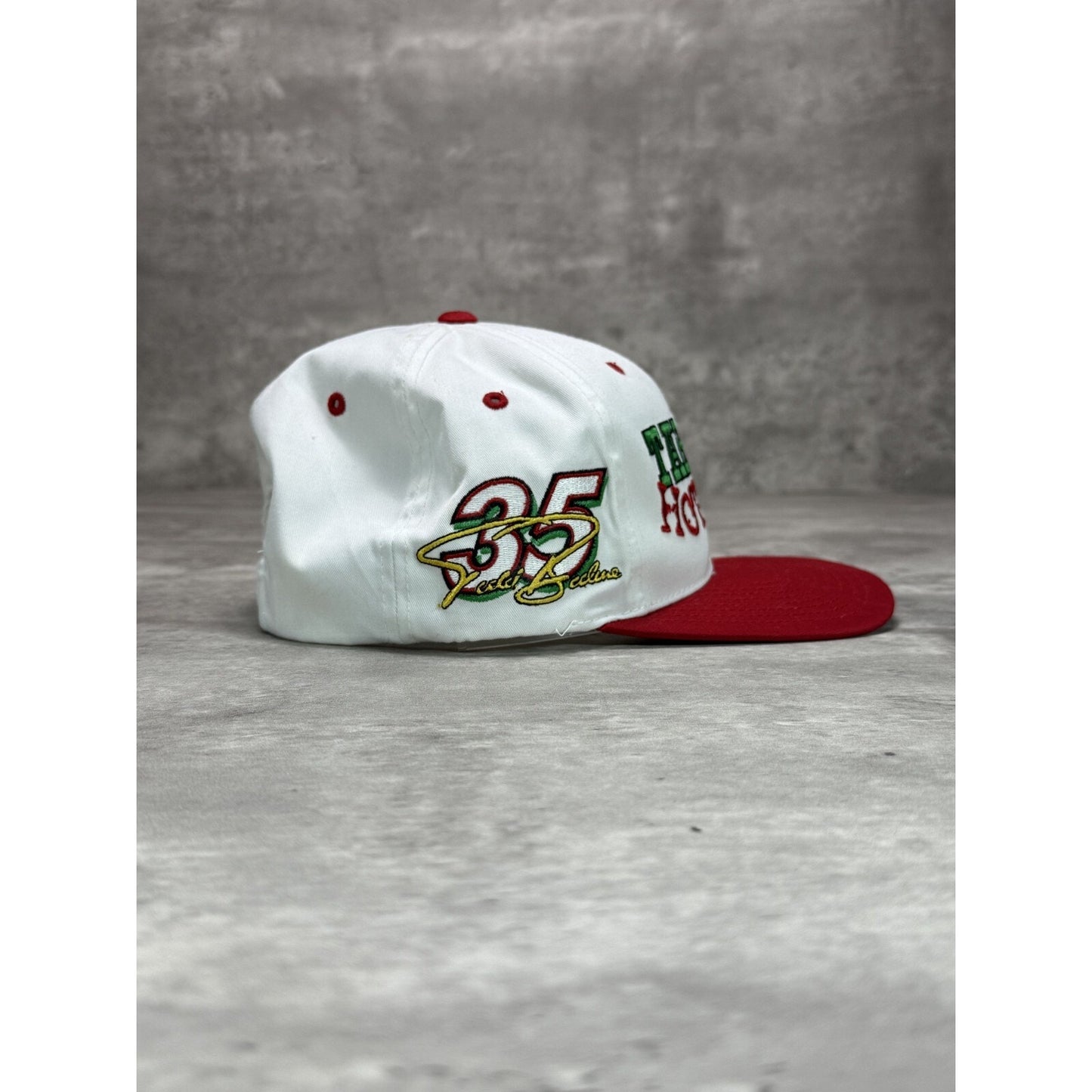 Vintage Todd Bodine #35 NASCAR Tabasco Hot Zone Embroidered Snapback Hat OSFA