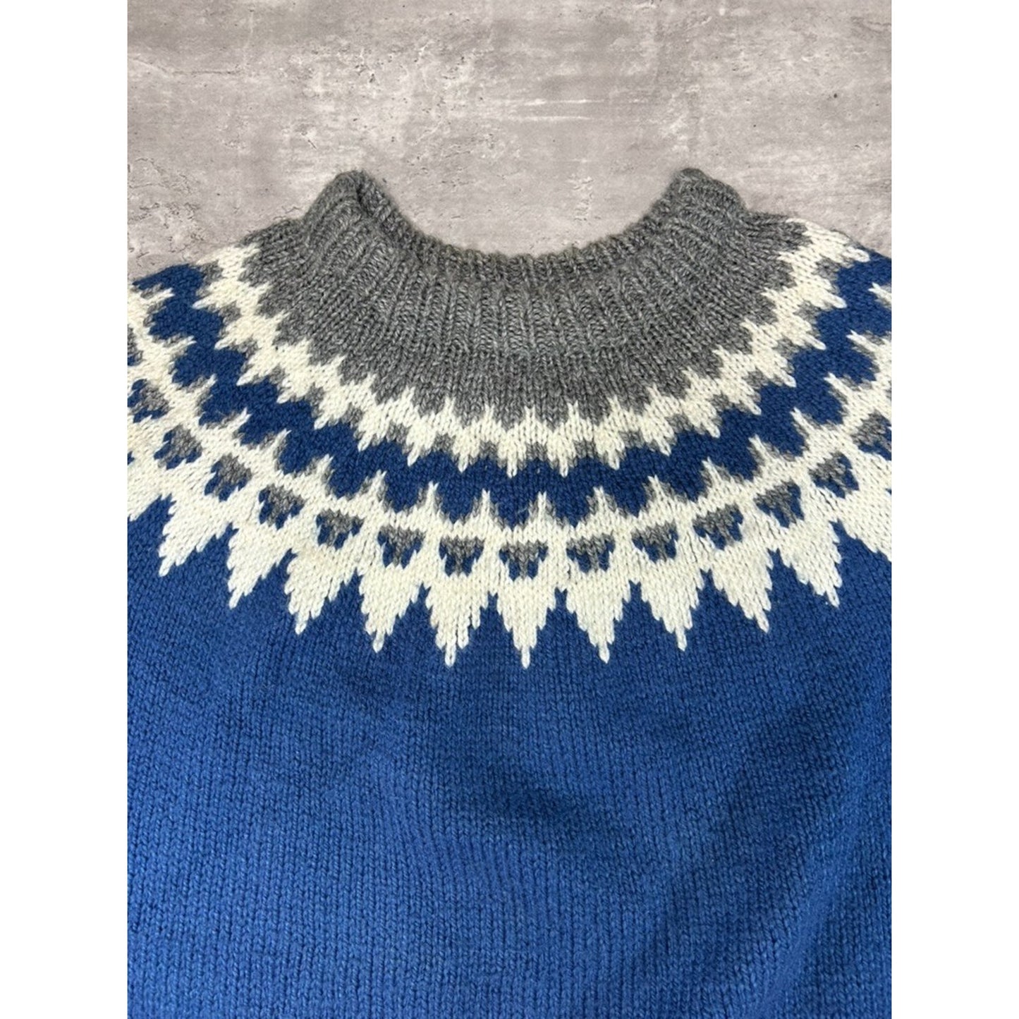 Vintage 80s/90s Heavyweight Striped Pullover Knit Sweater Size XL