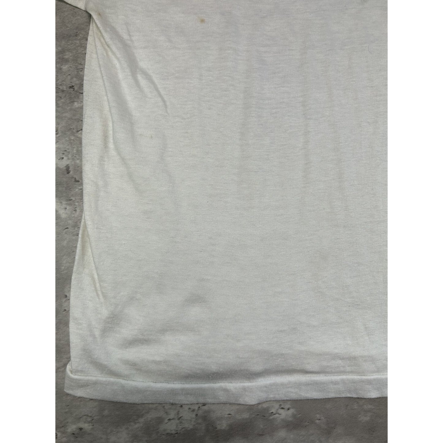 Vintage 80s Fitness Tech Computer Technology & Muscle Ringer T-Shirt Size Small