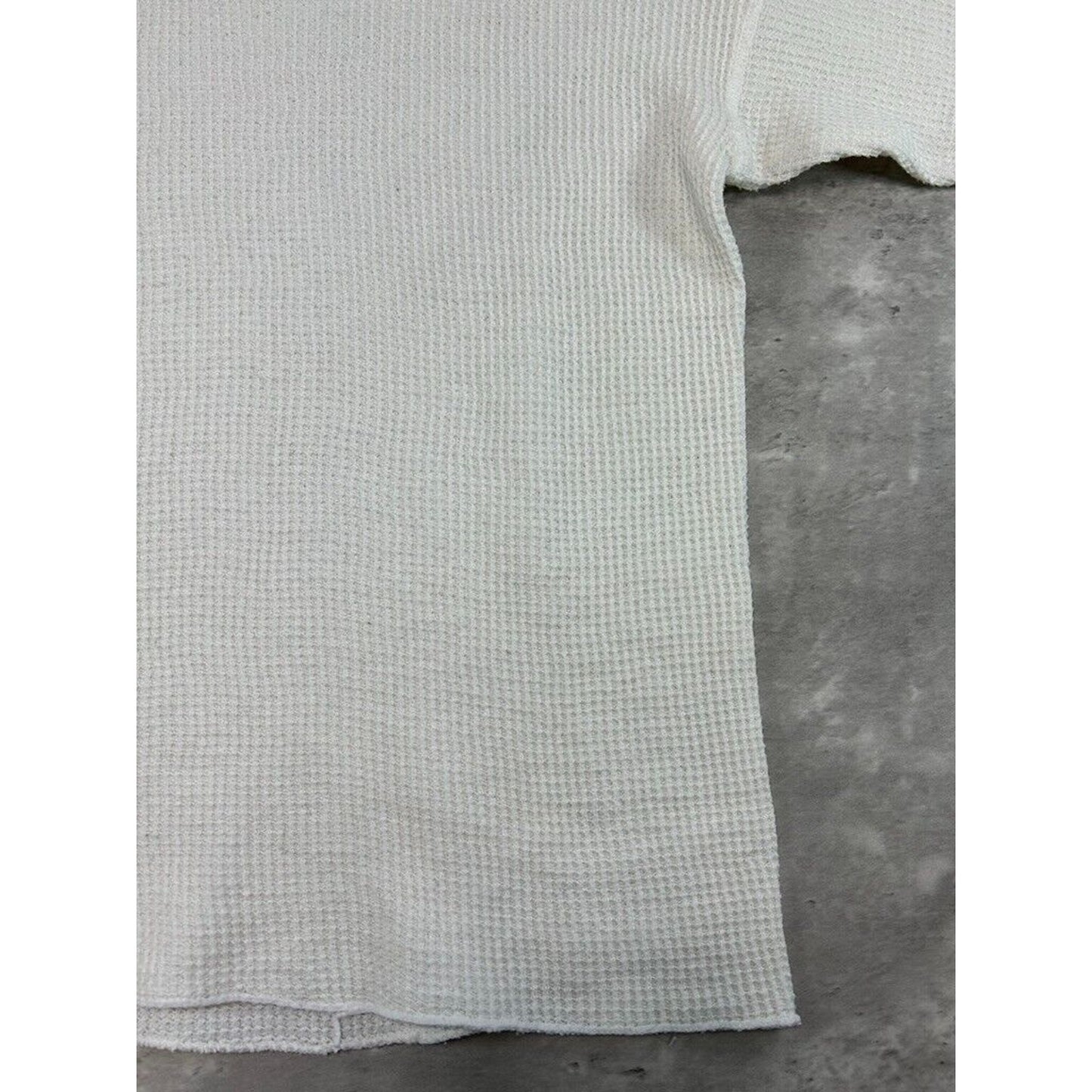 Vintage 1980s J.E. Morgan Blank Long Sleeve Thermal Print T-Shirt Sz YOUTH Large