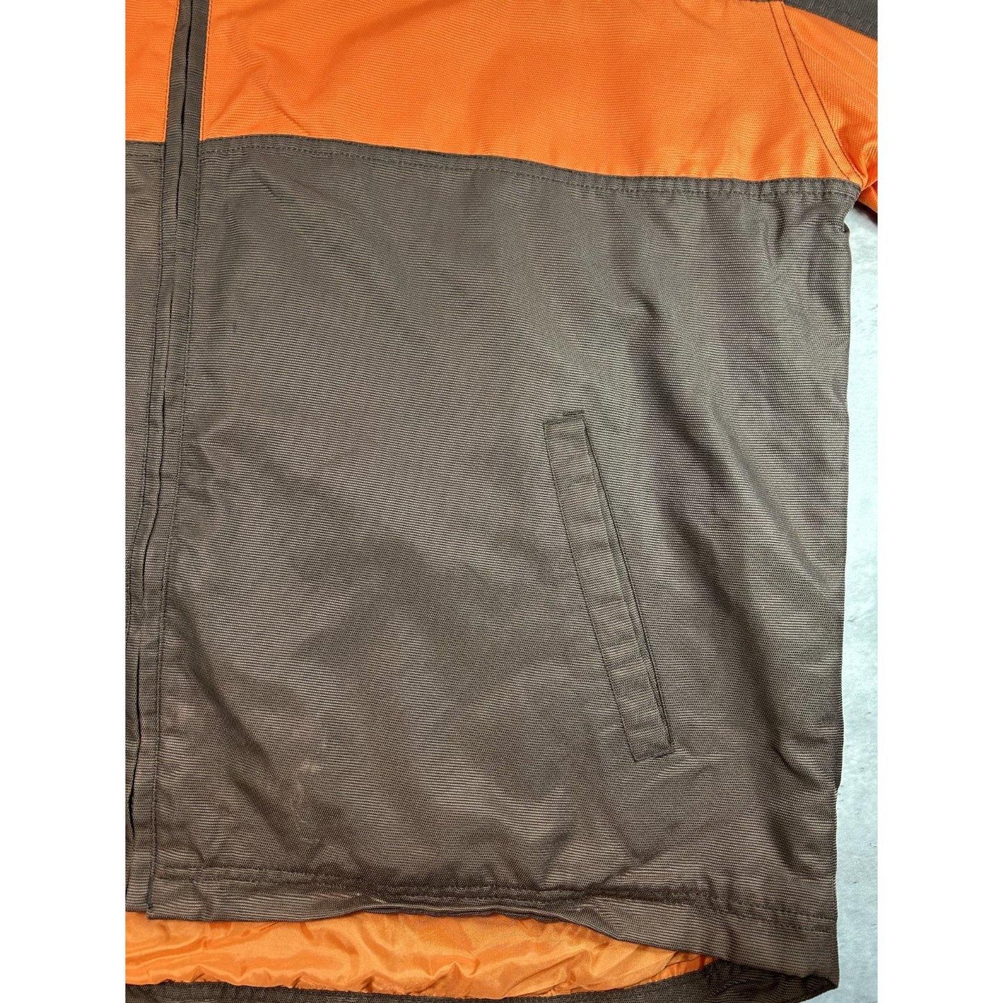 Vintage Cleveland Browns NFL Embroidered Logo Windbreaker Jacket Size XL