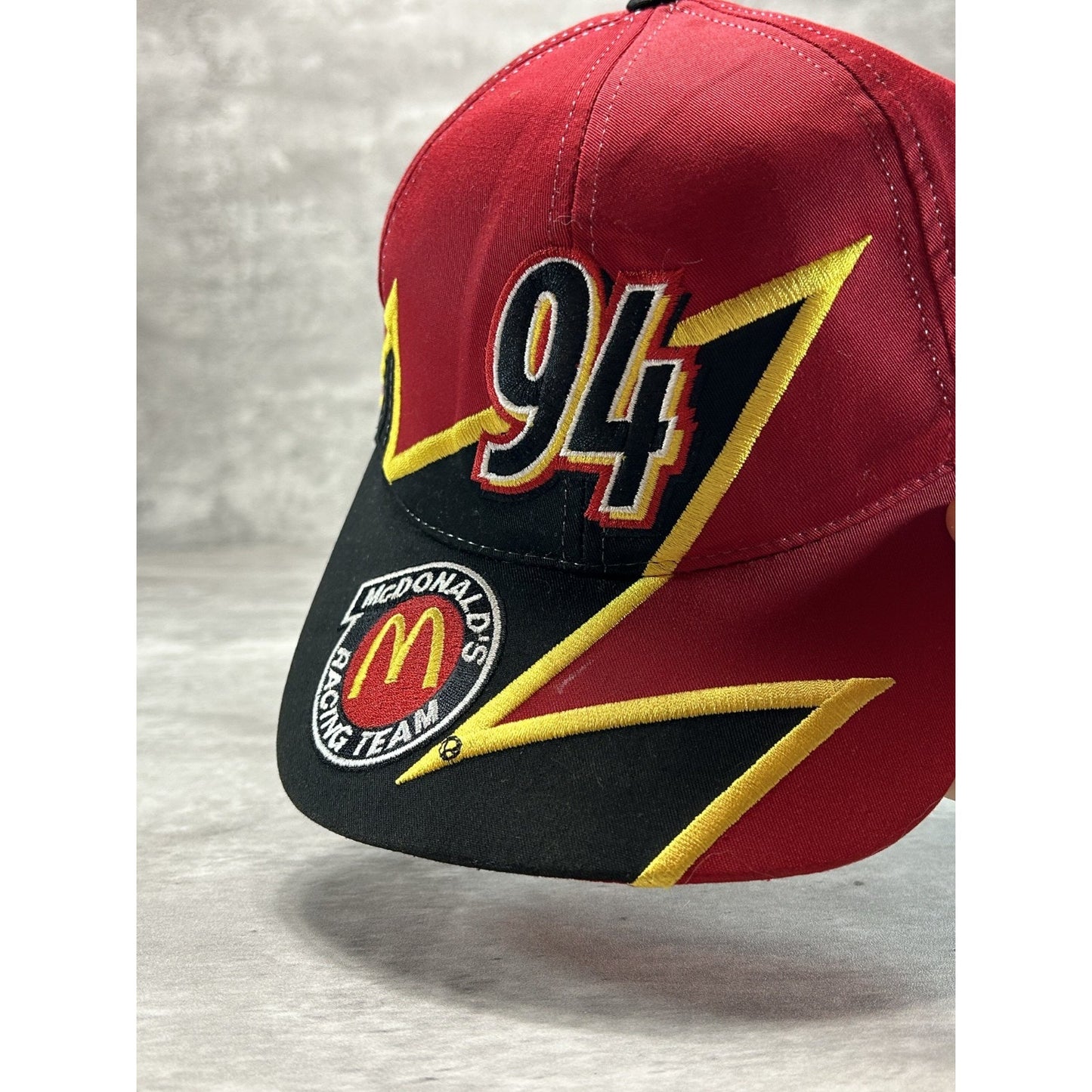 VTG 1999 Bill Elliott #94 McDonalds Racing Nascar Embroidered Strapback Hat OSFA