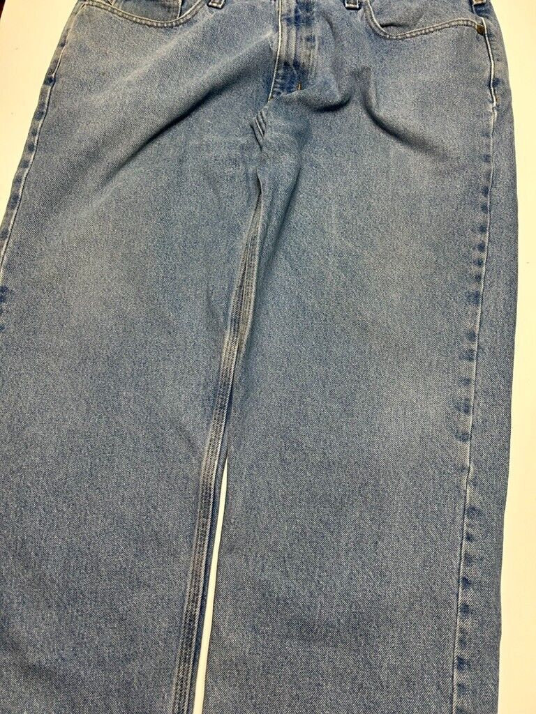 Vintage Carhartt Relaxed Fit Medium Wash Denim Workwear Pants Size 38