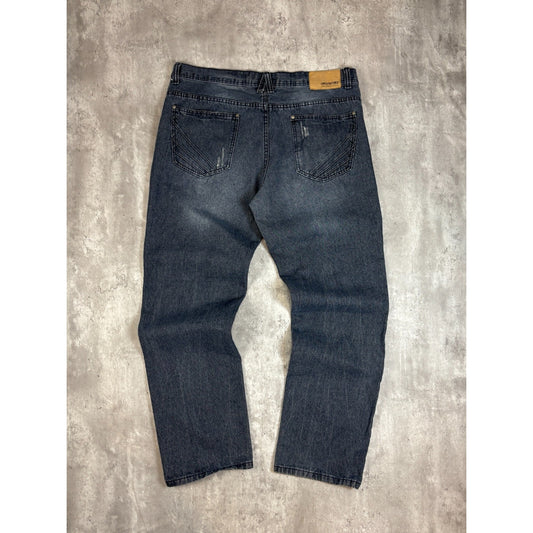 Vintage Y2K Akademiks Dark Wash Denim Pants Size 40