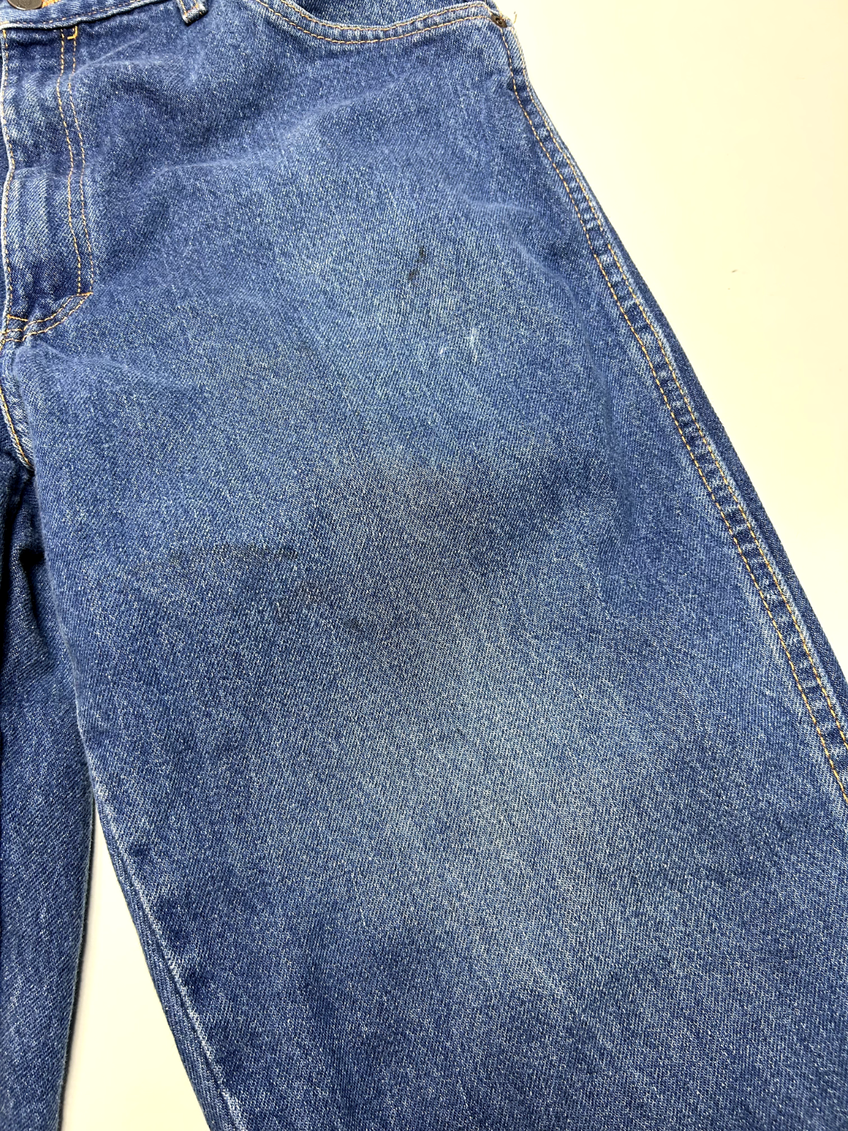Vintage Dickies Dark Wash Denim Workwear Pants Size 36W Blue