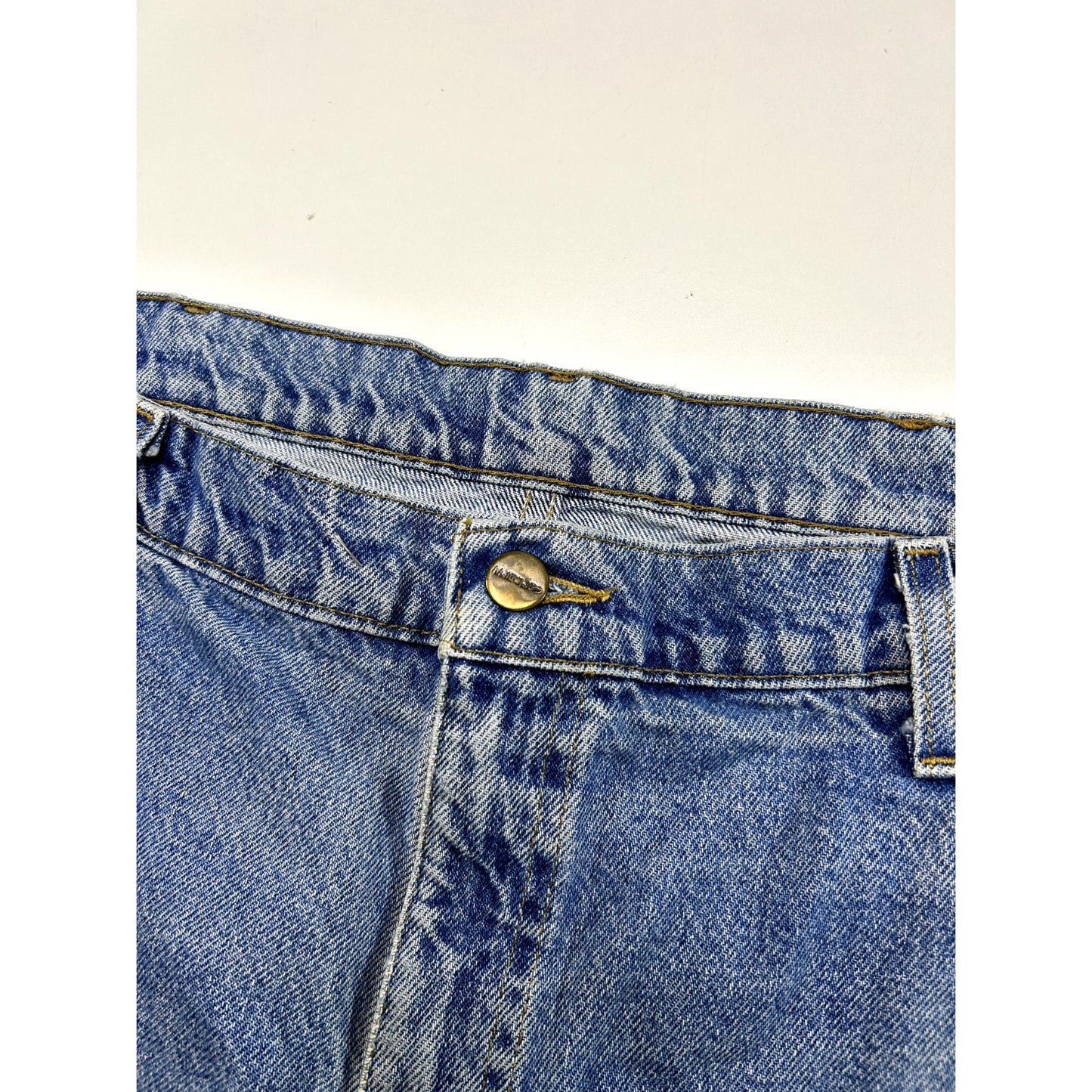 Vintage Carhartt Light Wash Denim Workwear Pants Size 38 Blue