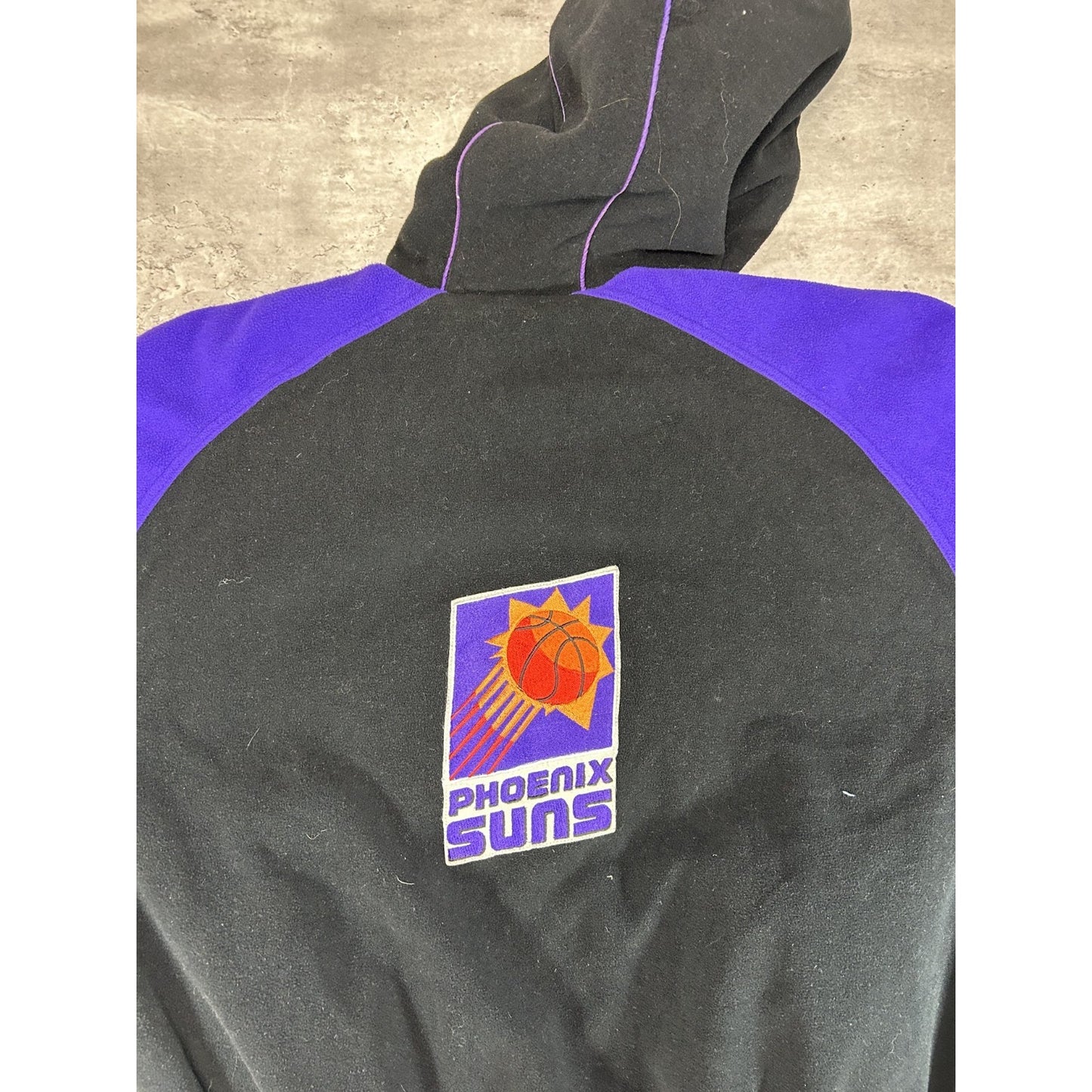 Vintage 90s Phoenix Suns NBA Embroidered Reversible Basketball Jacket Size XL