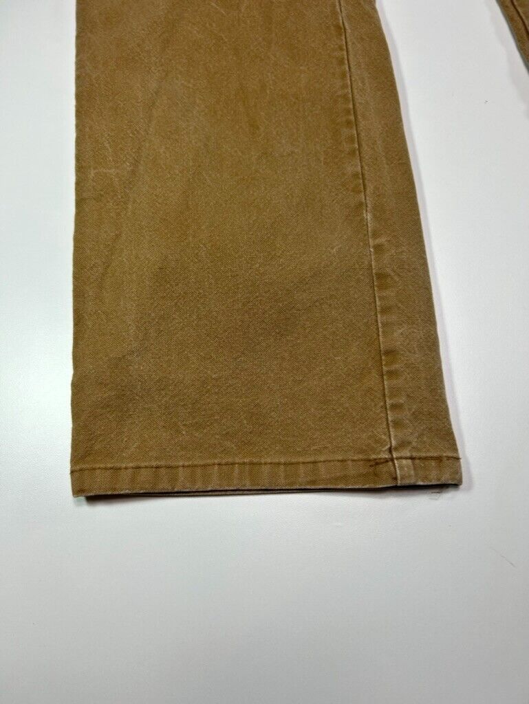Vintage Dickies Canvas Workwear Carpenter Pants Size 36 Beige