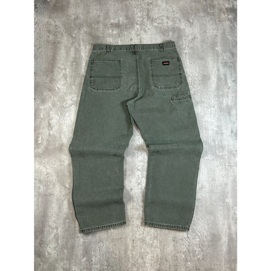 Vintage Dickies Canvas Workwear Five Pocket Pants Size 39 Green