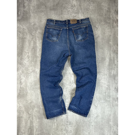 Vintage 80s/90s Levis 619 Orange Tab Dark Wash Denim Pants Size 37 Blue