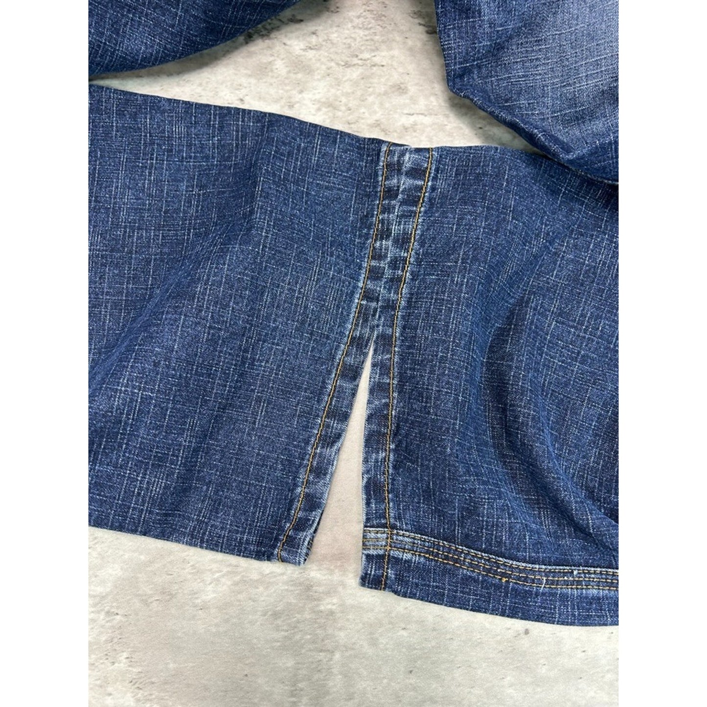 Vintage Y2K US Polo Assn. Embroidered Spellout Dark Wash Denim Pants Size 33