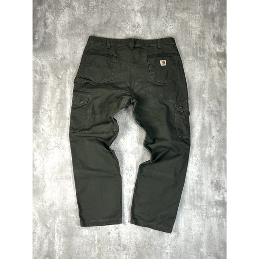 Carhartt Ripstop Canvas Workwear Double Knee Cargo Carpenter Pants Size 41