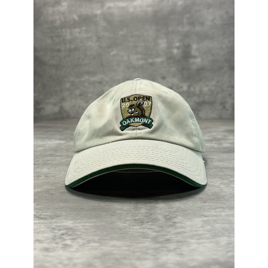 Vintage Oakmont US Open Embroidered Crest Golf Strapback Hat OSFA