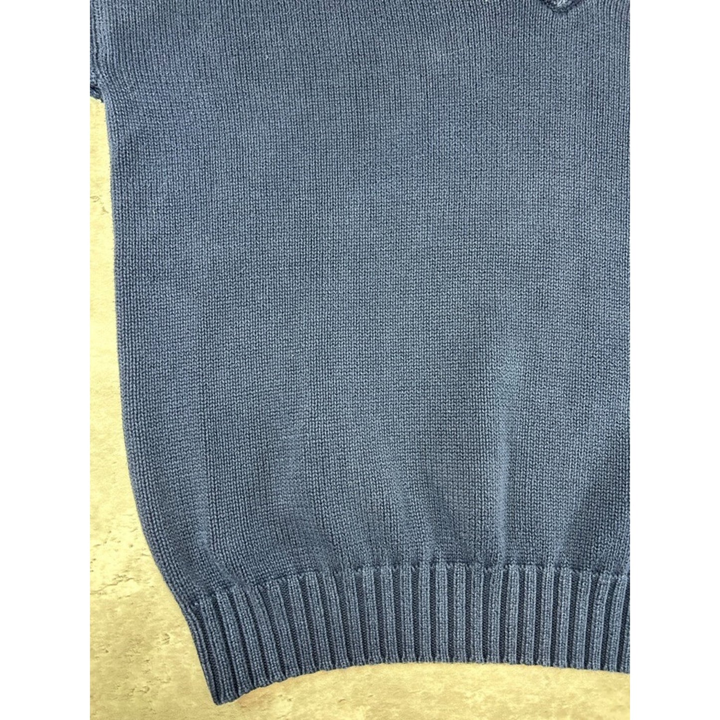 Vintage 90s Sault Ste Marie Golf Club Embroidered Crest Knit Sweater Size Large