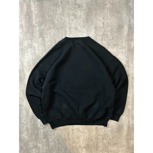 Vintage 1997 Oakland Raiders NFL Graphic Spellout Football Sweatshirt Size XL