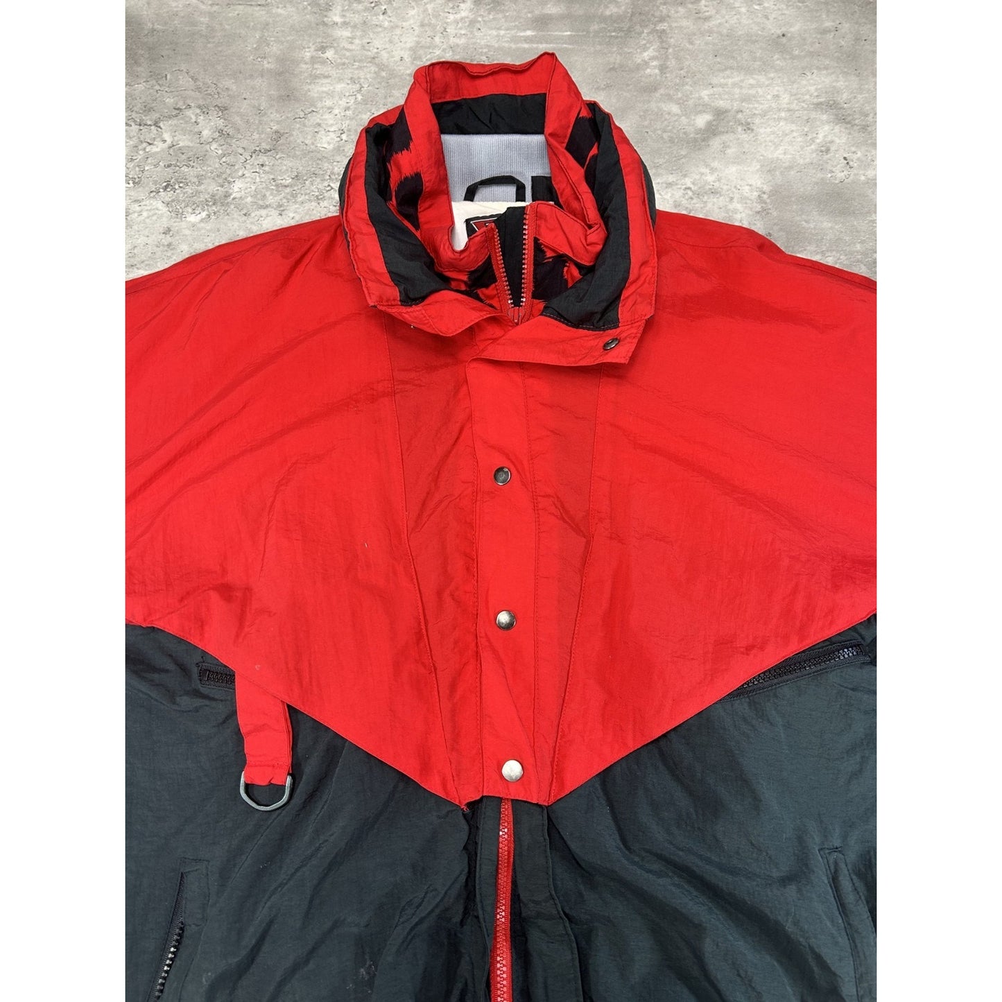 Vintage 90s Winston Cup Nylon Full Zip Windbreaker Jacket Size XL