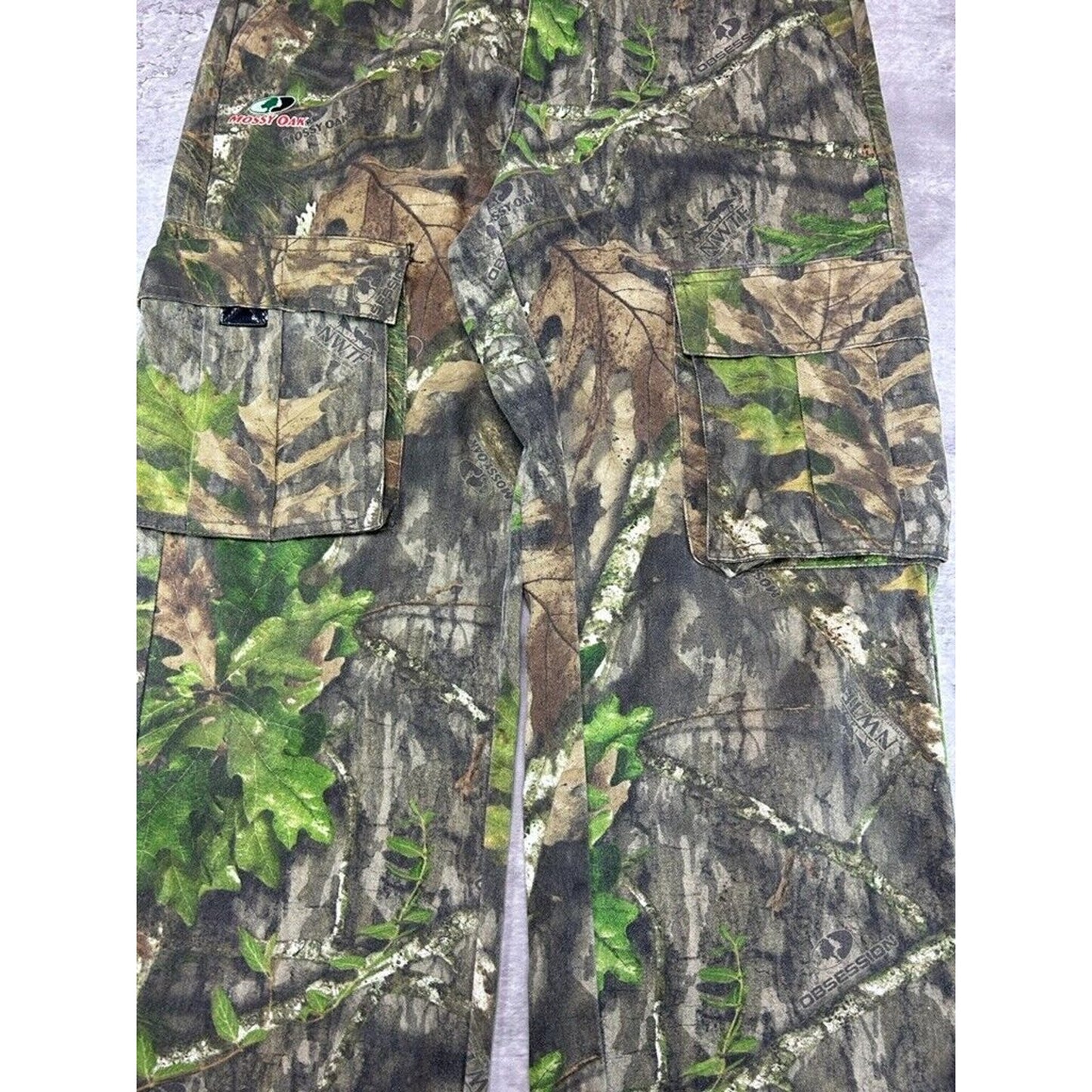 Vintage Mossy Oak Tree Camo Hunting Cargo Pants Size 30