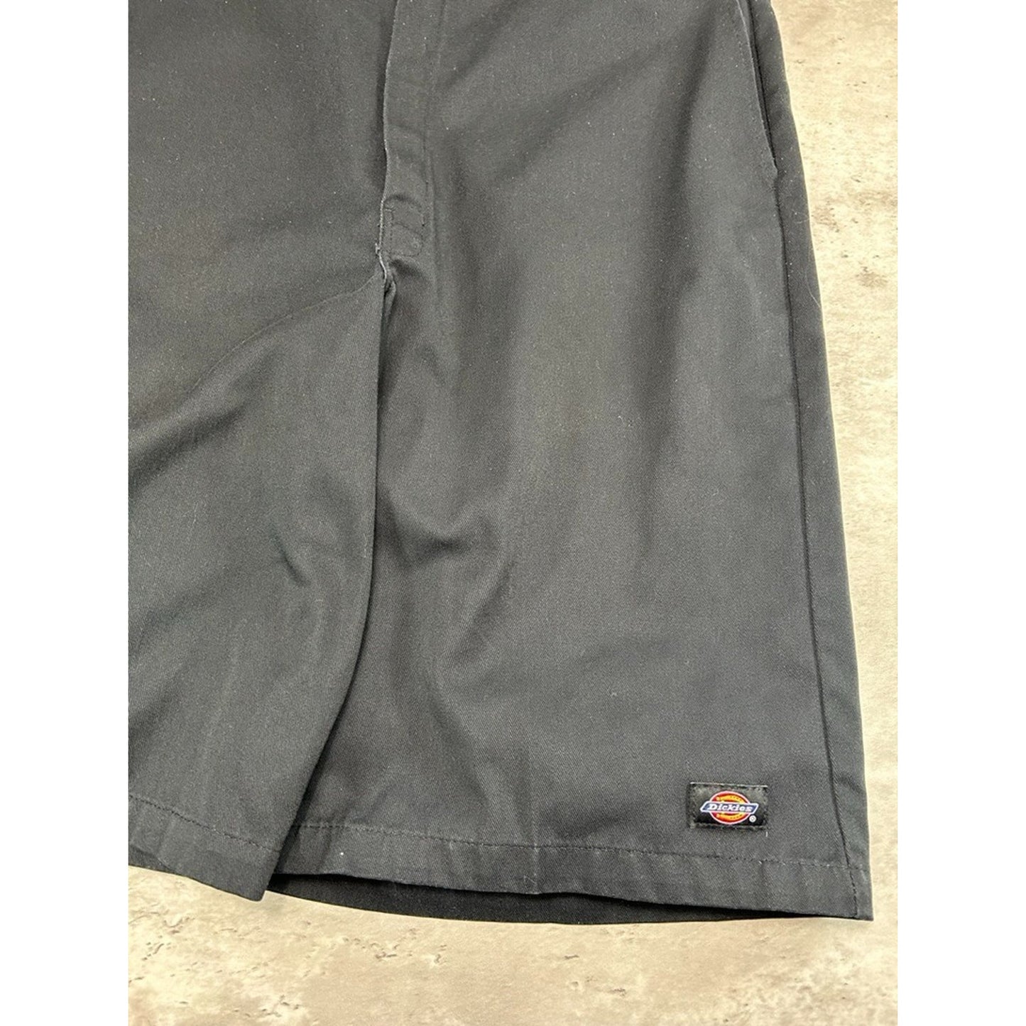 Vintage Dickies Loose Fit Canvas Workwear Five Pocket Shorts Size 35 Black