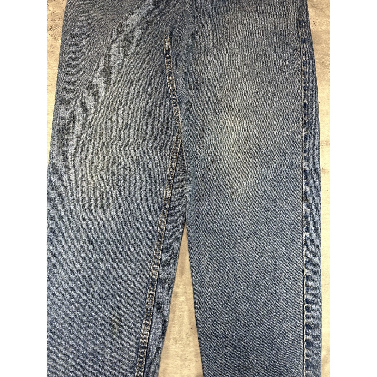 Vintage 90s Levis Red Tab 560 Light Wash Baggy Fit Denim Pants Size 32 Blue