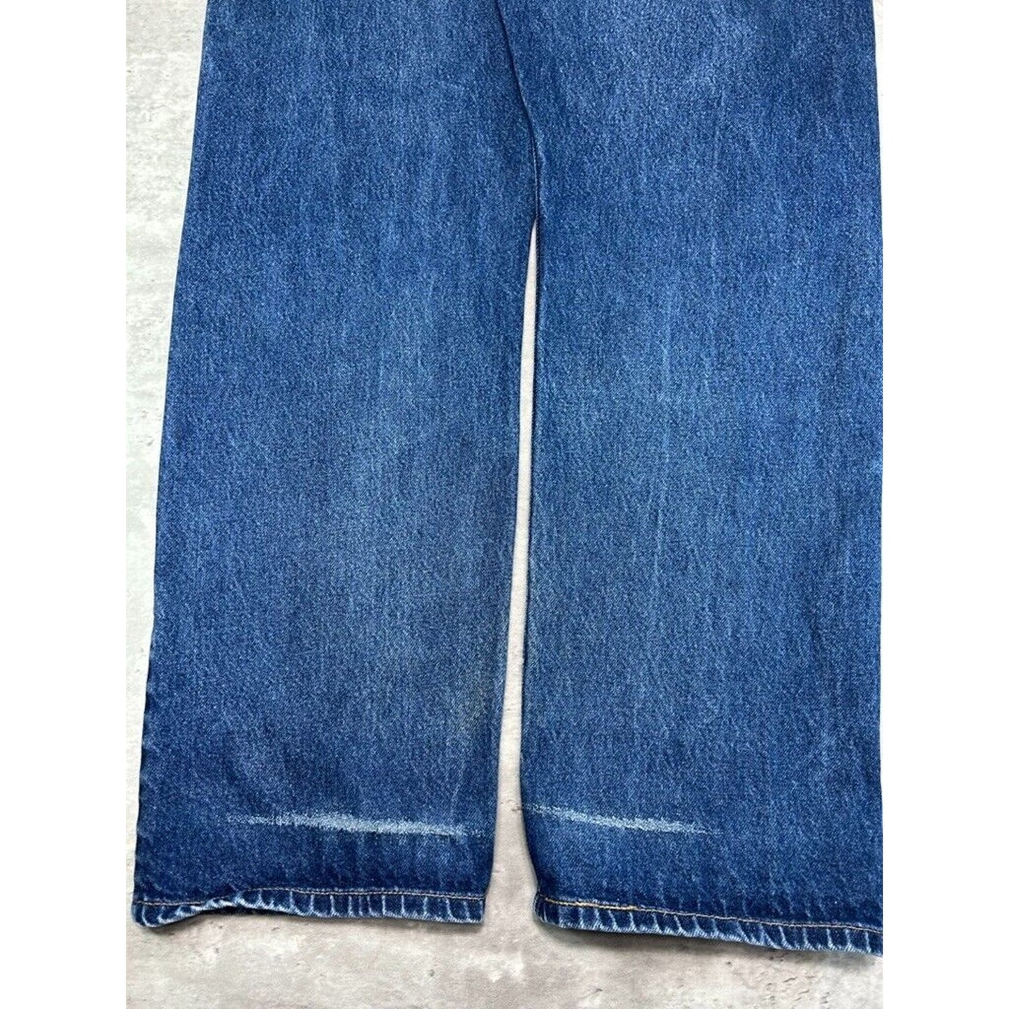 Vintage 90s Levis 505 Red Tab Regular Fit Dark Wash Denim Pants Size 38 Blue