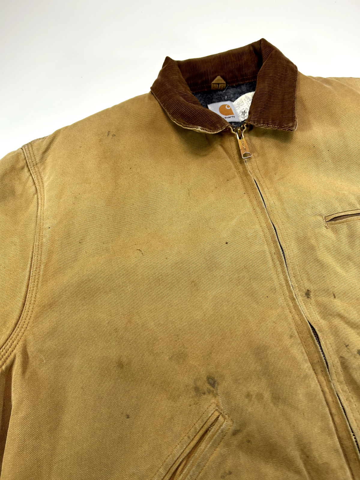 Vintage Carhartt Blanket Lined Canvas Workwear Detroit Jacket Jacket Size XL