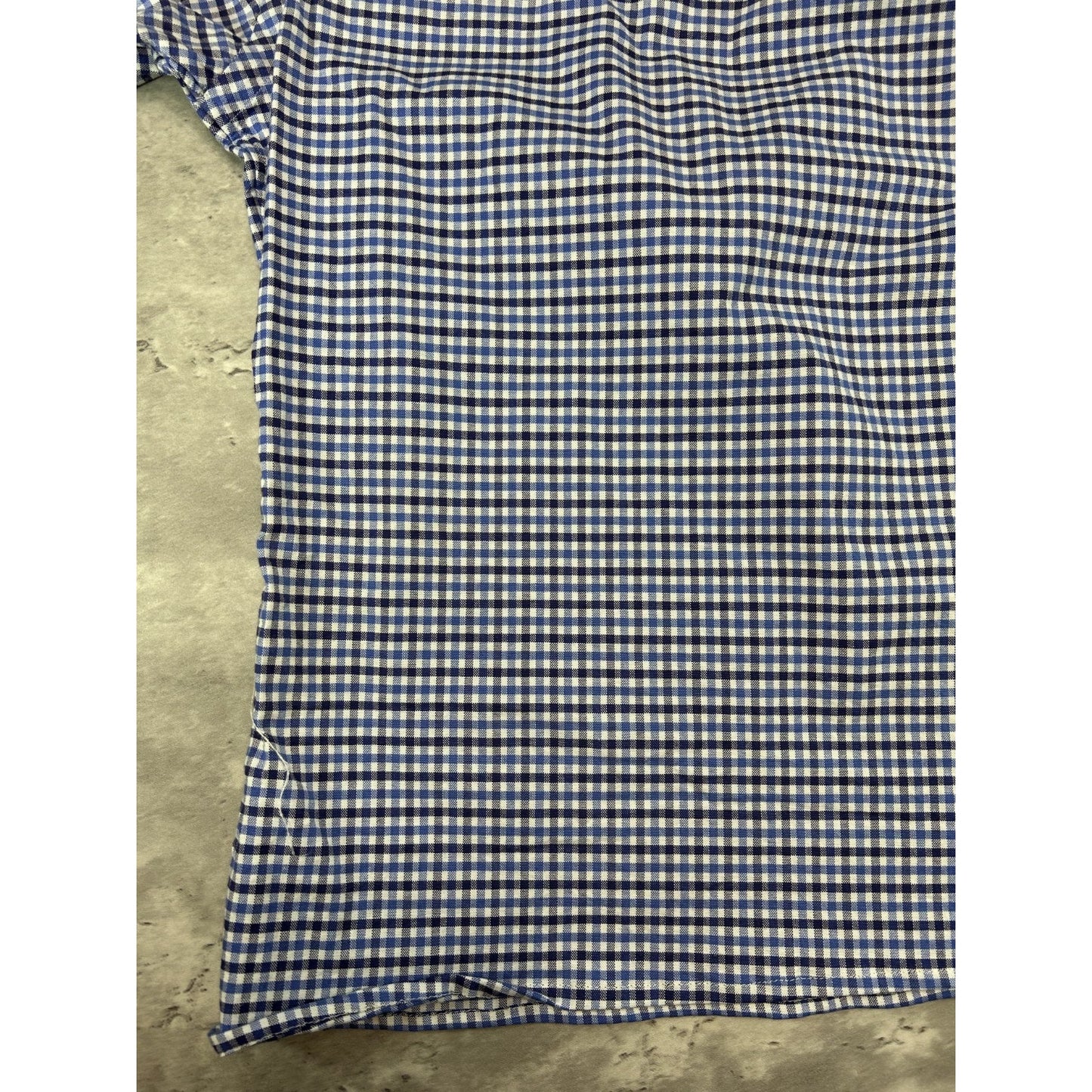 Vintage Polo Ralph Lauren Plaid Print Reworked Cropped Button Up Shirt Sz XL