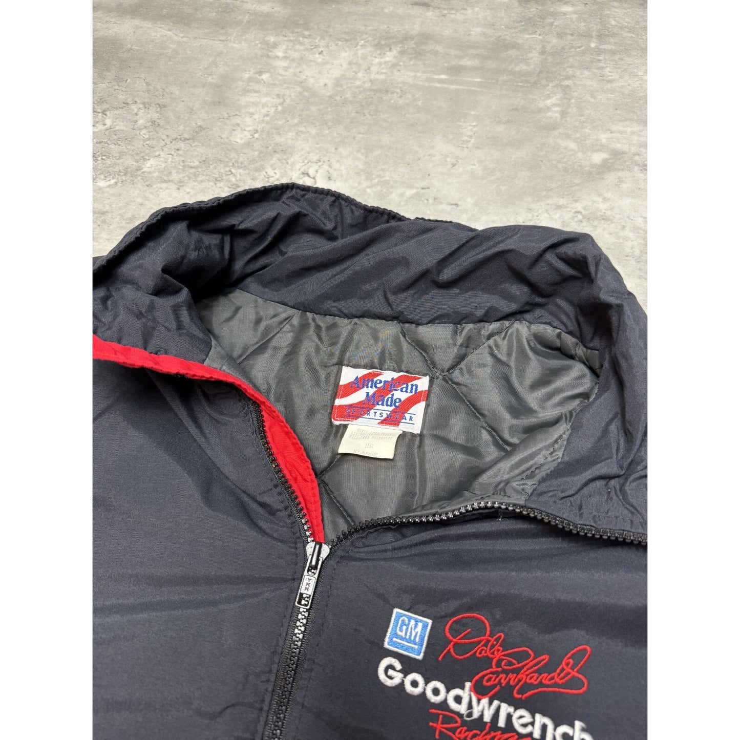 Vintage 90s Dale Earnhardt #3 Nascar Winston Cup Champ Full Zip Jacket Size XL