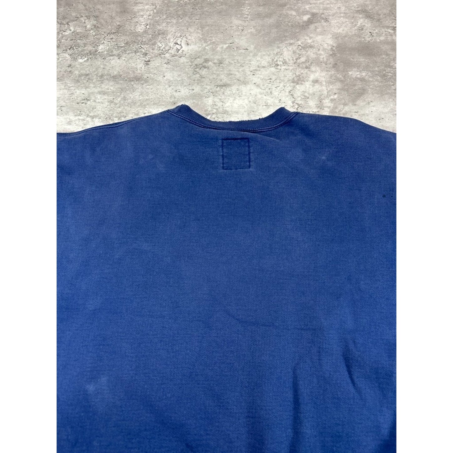 Vintage 90s USA Olympics Baseball Embroidered Spellout Sweatshirt Size XL Blue