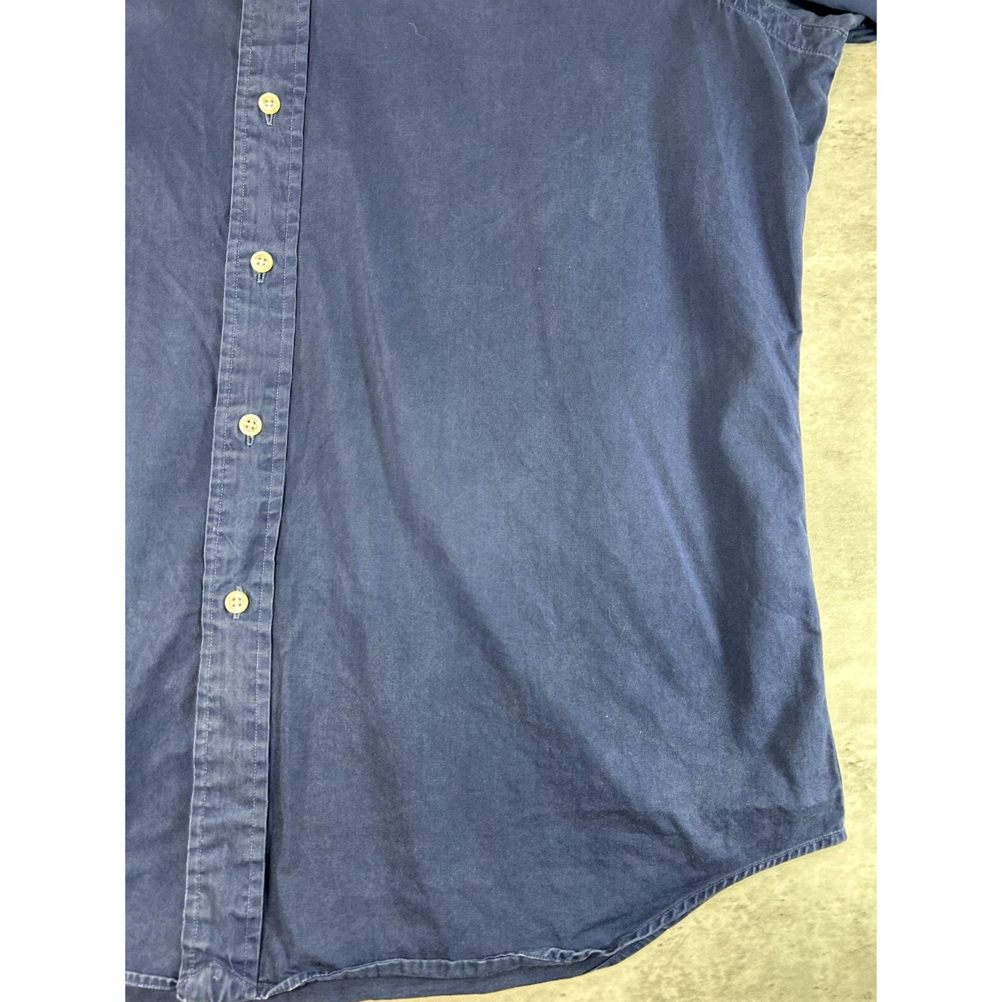 Vintage Polo Ralph Lauren Embroidered Pony Long Sleeve Button Up Shirt Sz Large
