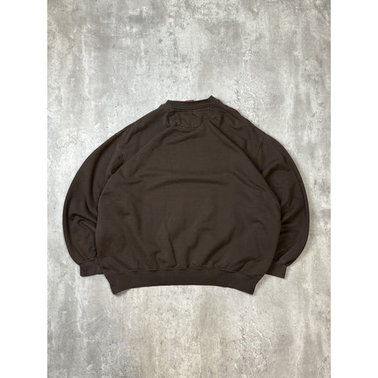 Vintage Cleveland Browns NFL Embroidered Spellout Football Sweatshirt Size XL