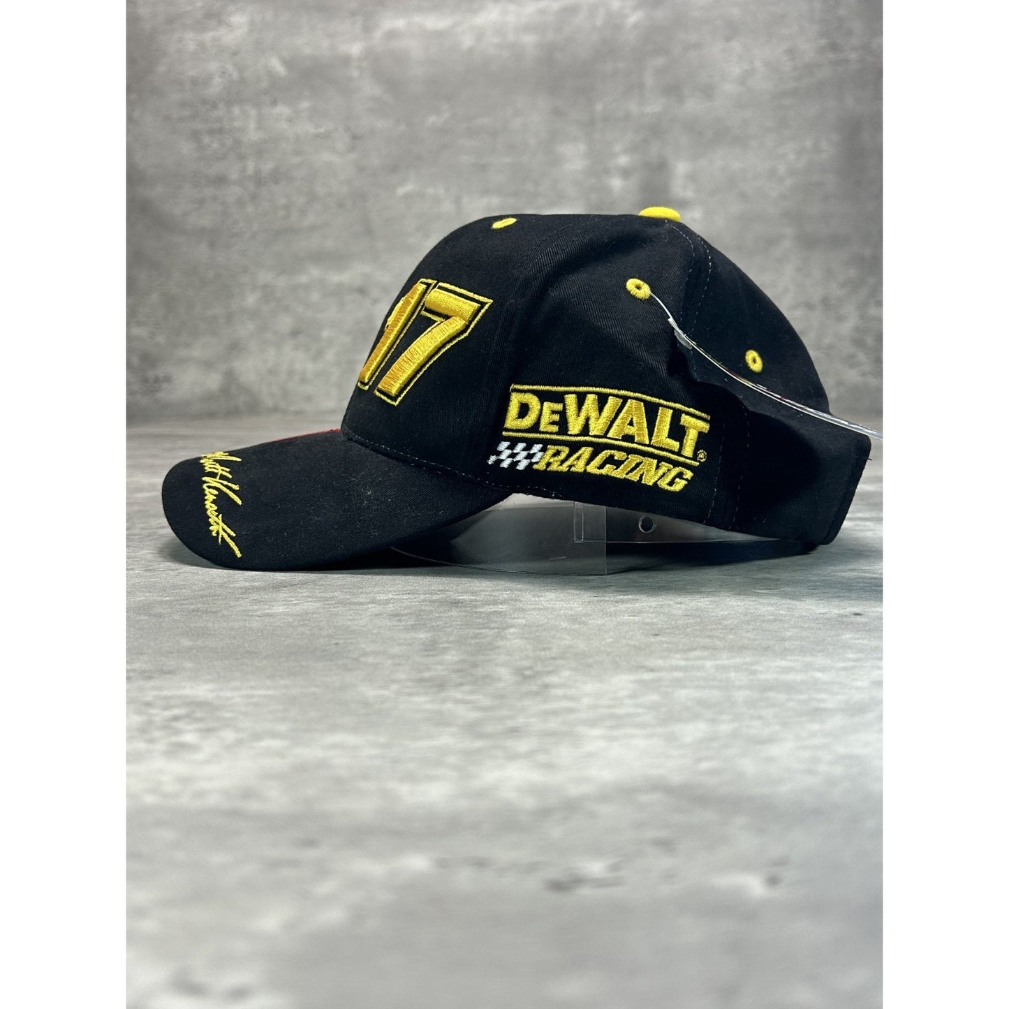 VTG Matt Kenseth #17 Dewalt Racing Nascar Embroidered Flames Strapback Hat OSFA