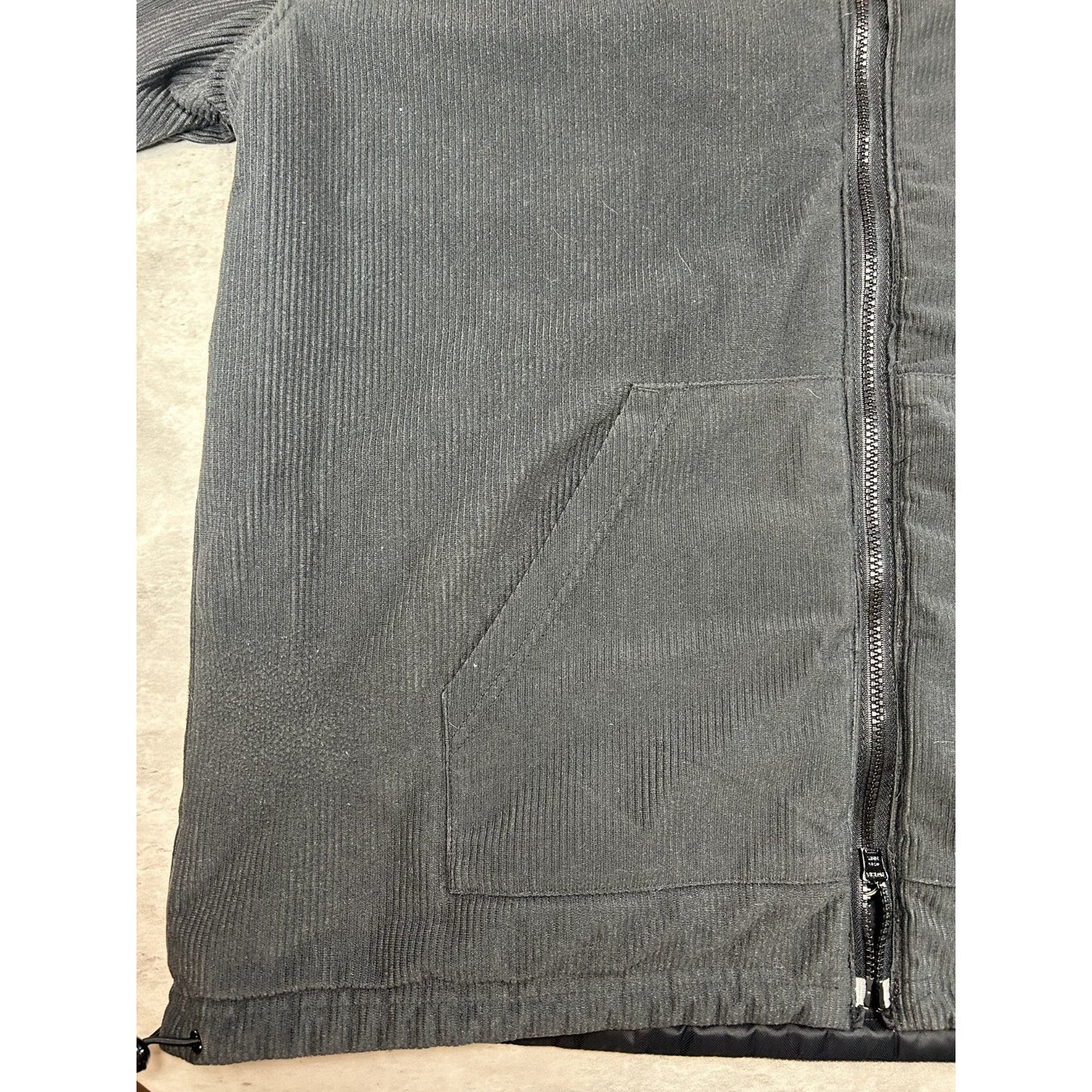 Vintage 90s Adidas Embroidered Logo Reversible Full Zip Hooded Jacket Size XL
