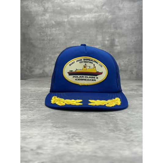 Vintage 80s Saint John Expressway Scrambled Eggs Trucker Snapback Hat OSFA
