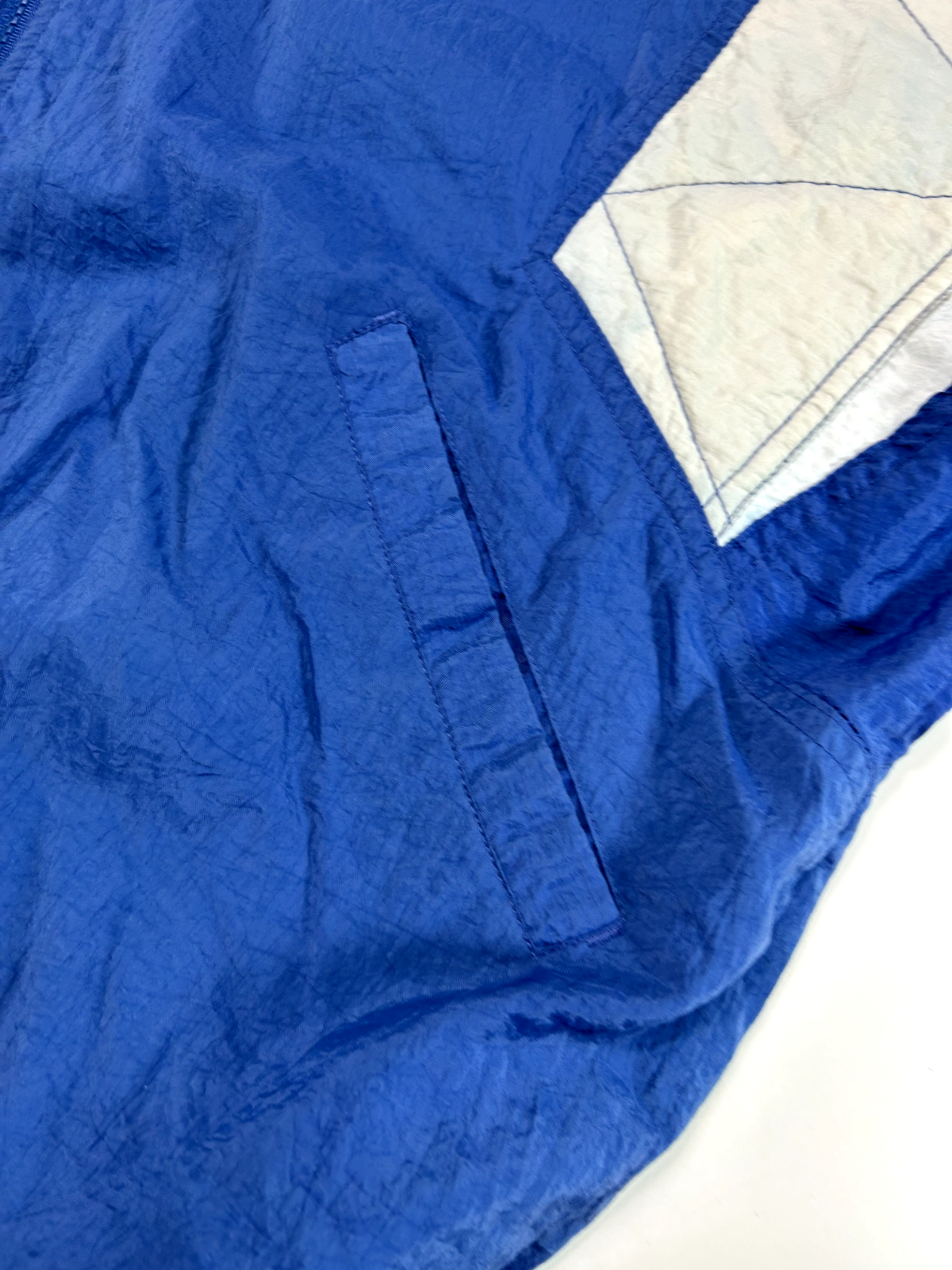 Vintage 90s Dallas Cowboys NFL Embroidered Nylon Starter Jacket Size Large