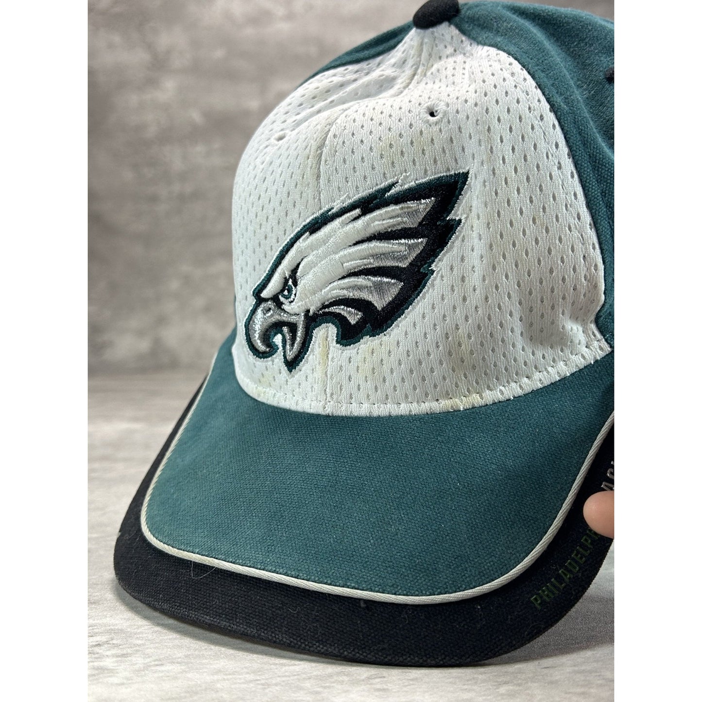 Vintage Y2K Philadelphia Eagles NFL Embroidered Logo Football Snapback Hat OSFA