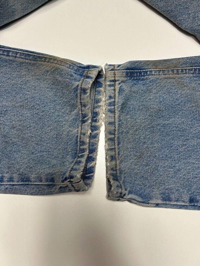 Vintage Carhartt Relaxed Fit Medium Wash Denim Workwear Pants Size 36