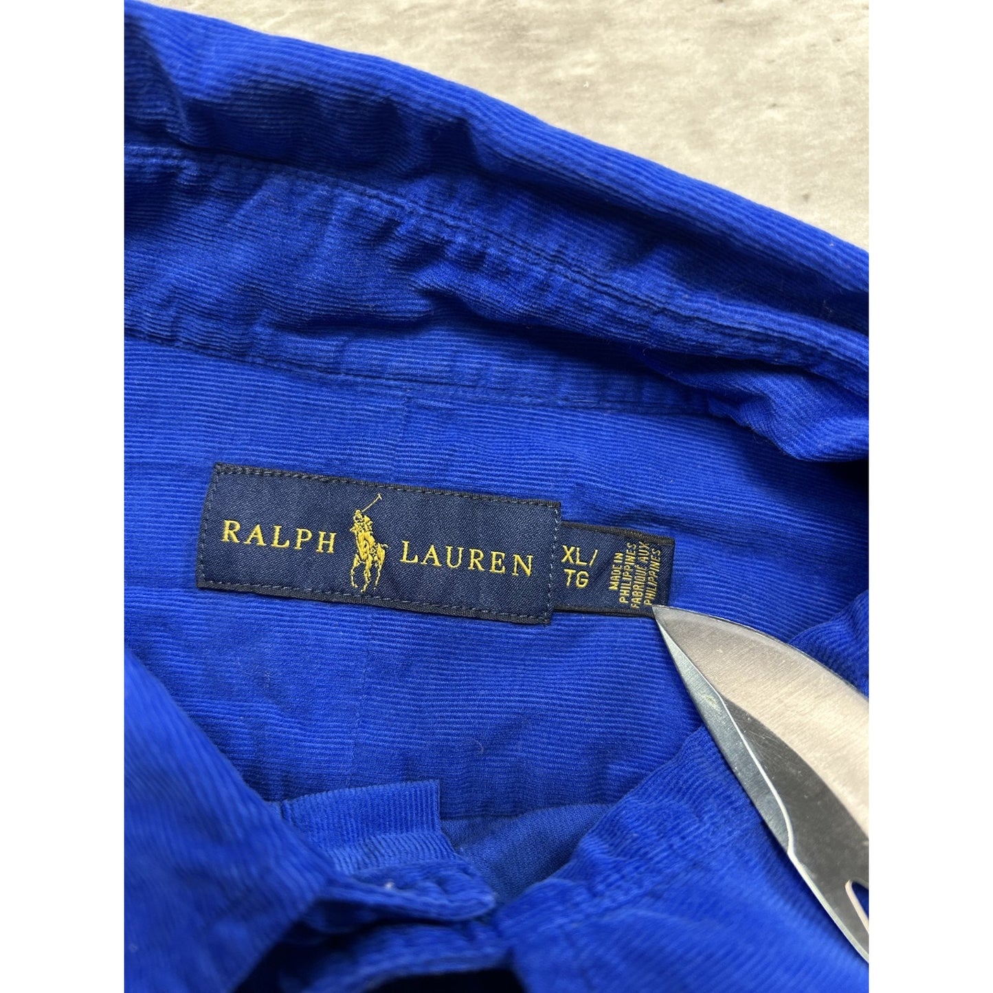Polo Ralph Lauren Long Sleeve Button Up Shirt Size XL Blue