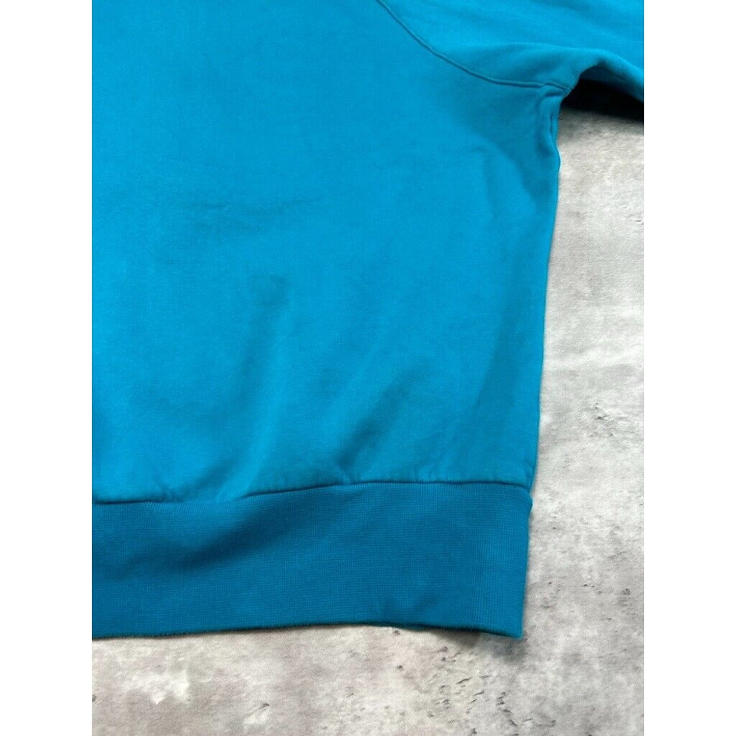 Vintage Womens Nike Embroidered Swoosh 1/2 Zip Pull Over Sweatshirt Size XL Teal
