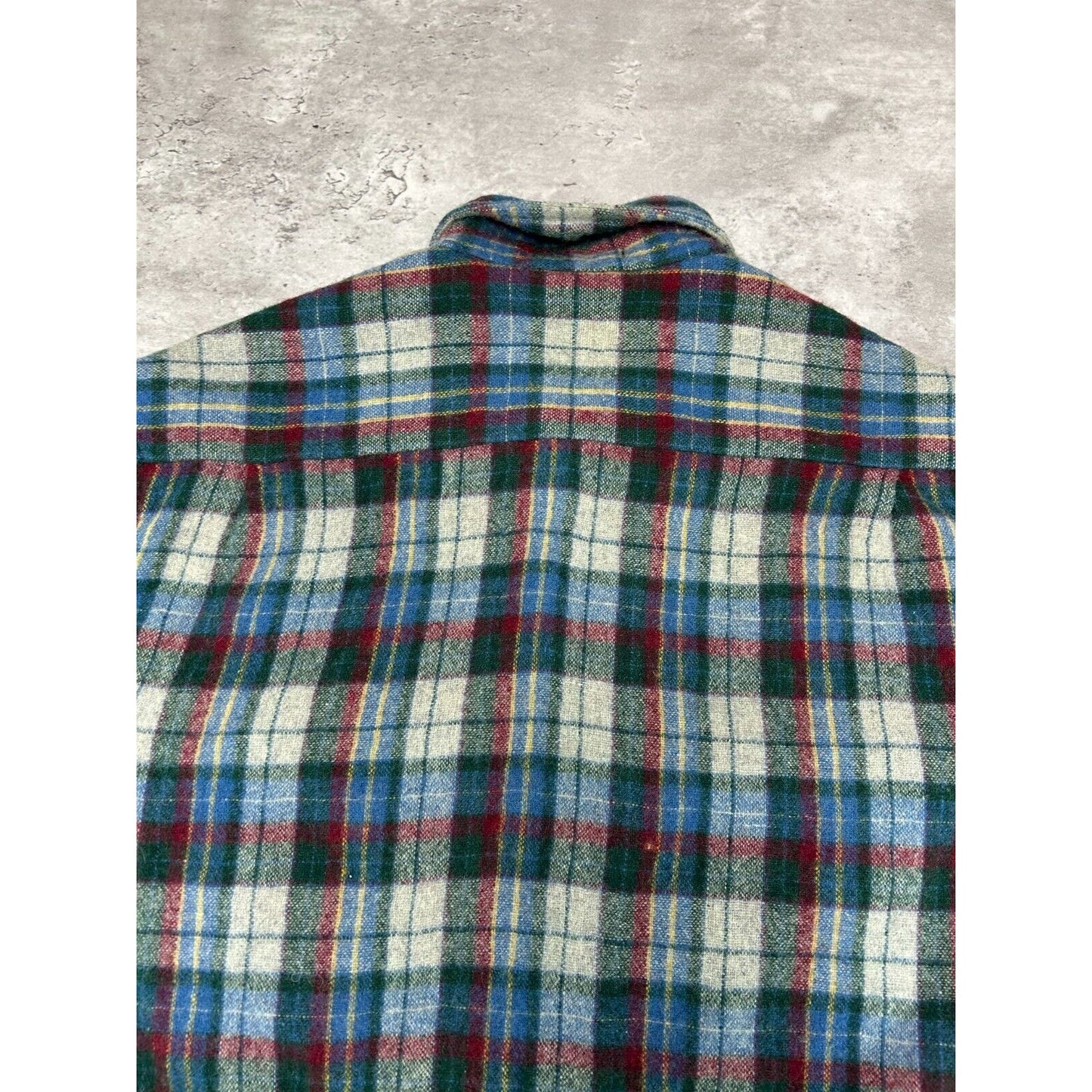 Vintage 90s Carl Michaels Plaid Long Sleeve Button Up Shirt Size Medium
